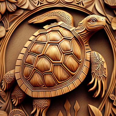 3D model Advaita turtle famous animal (STL)